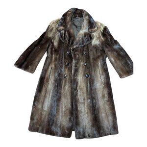 Elegant Vintage Fur Coat | Real Fur | Statement Collar